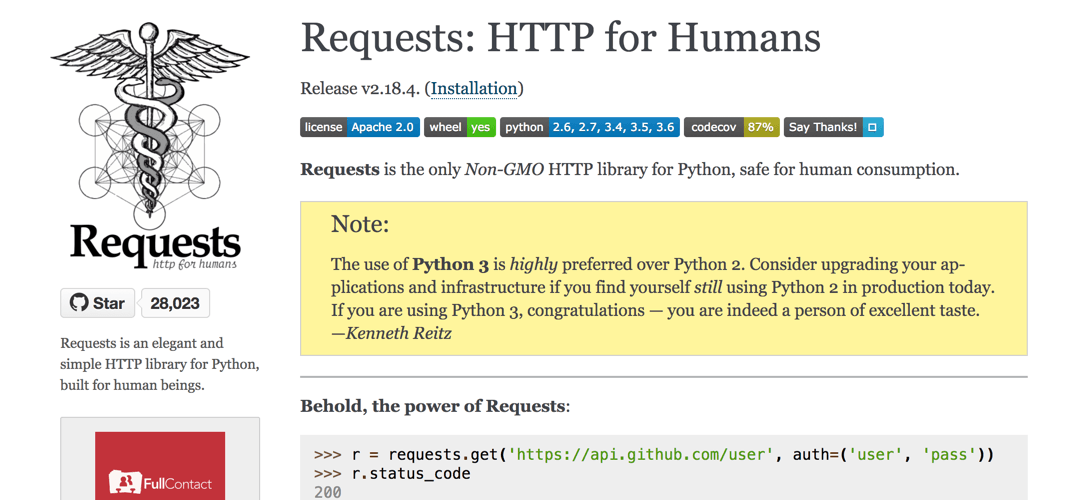 Python Requests